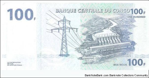 Banknote from Congo year 2022