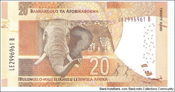 Banknote from South Africa year 2013