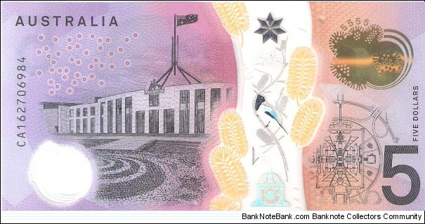 Banknote from Australia year 2016