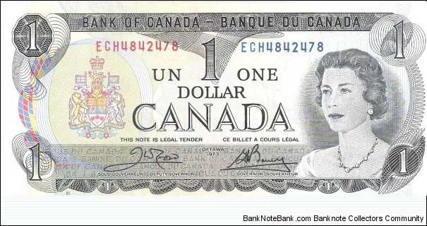 1 dollar; 1973 Banknote