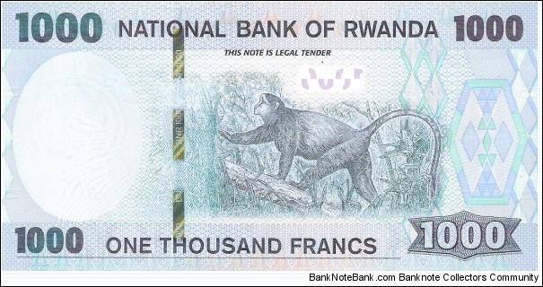 Banknote from Rwanda year 2019