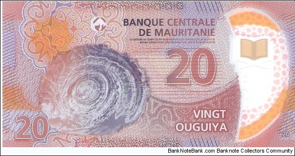 Banknote from Mauritania year 2020