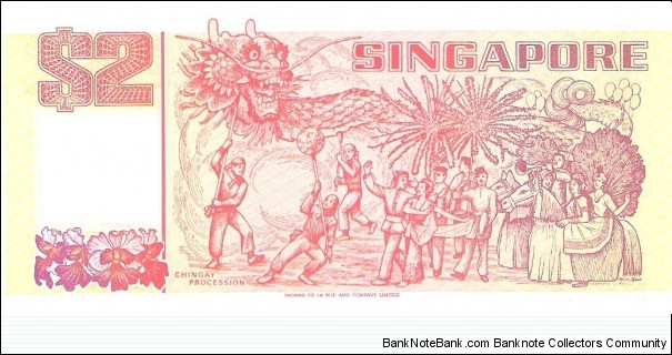 Banknote from Singapore year 1990