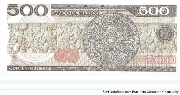 Banknote from Mexico year 1984