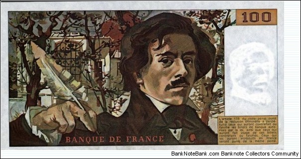 Banknote from France year 1985