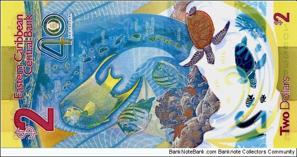 Banknote from East Caribbean St. year 2023