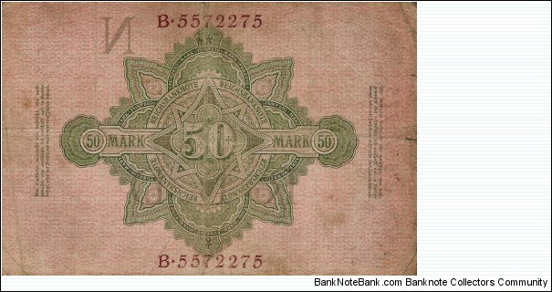 Banknote from Germany year 1910