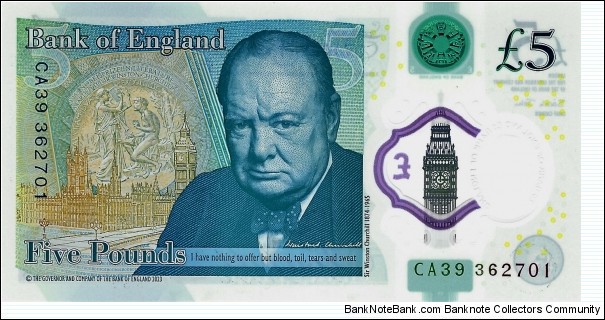 Banknote from United Kingdom year 2024