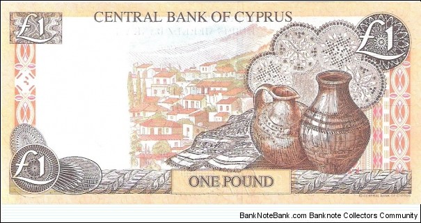 Banknote from Cyprus year 2004