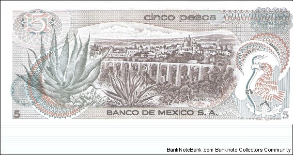 Banknote from Mexico year 1971