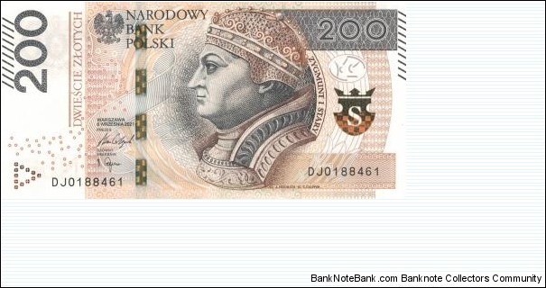 Poland 200 zlotych 2015
 Banknote