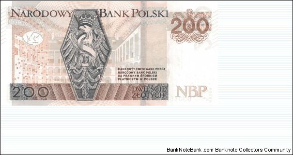 Banknote from Poland year 2015