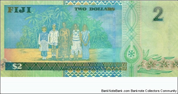 Banknote from Fiji year 2002