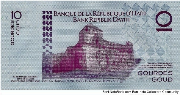 Banknote from Haiti year 2010