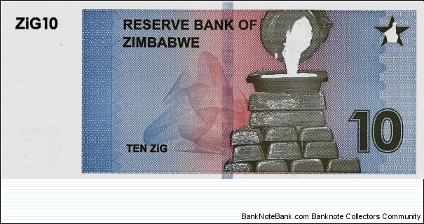 Banknote from Zimbabwe year 2024