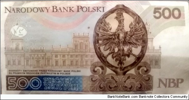 Banknote from Poland year 2016