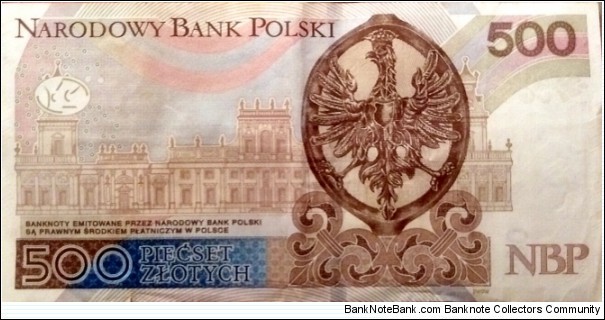 Banknote from Poland year 2016