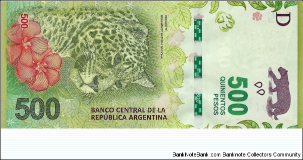 ARGENTINA 500 Pesos 2016 Banknote