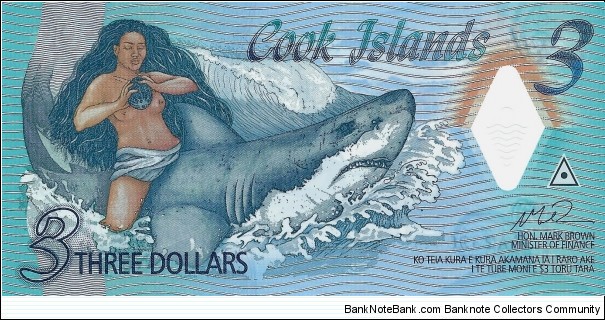 COOK ISLANDS 3 Dollars 2021 Banknote