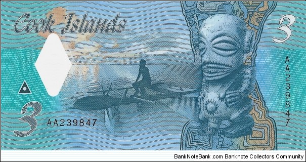 Banknote from Cook Islands year 2021