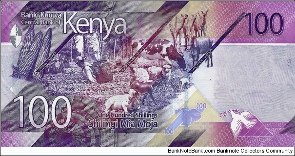 Banknote from Kenya year 2019