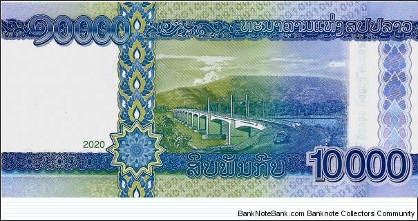 Banknote from Laos year 2020