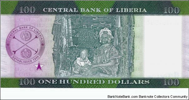 Banknote from Liberia year 2021