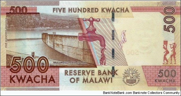 Banknote from Malawi year 2017