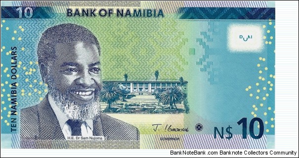 NAMIBIA 10 Dollars 2021 Banknote