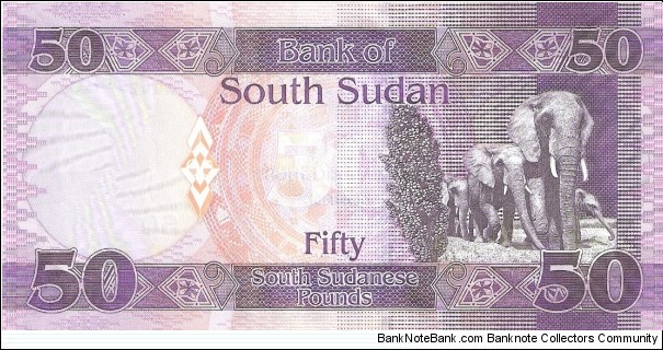 Banknote from Sudan year 2017