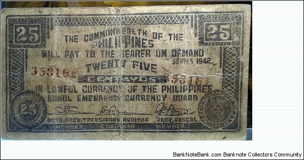 Banknote from Philippines year 1942