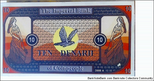 Banknote from Exonumia year 2008