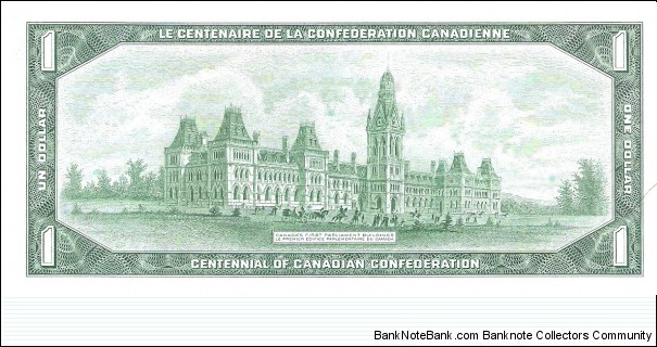 Banknote from Canada year 1967