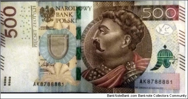 Poland 500 Złotych
AK8788881 Banknote