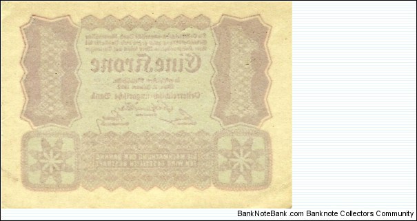 Banknote from Austria year 1922