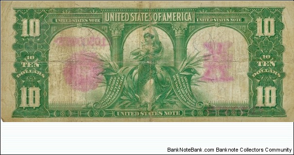 Banknote from USA year 1901