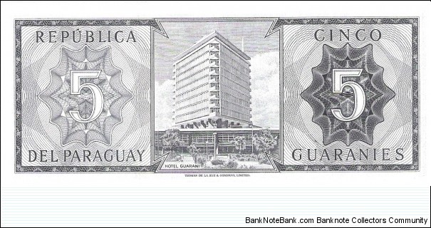 Banknote from Paraguay year 1963