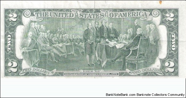 Banknote from USA year 1976