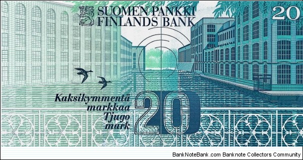 Banknote from Finland year 1993