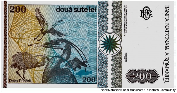Banknote from Romania year 1992