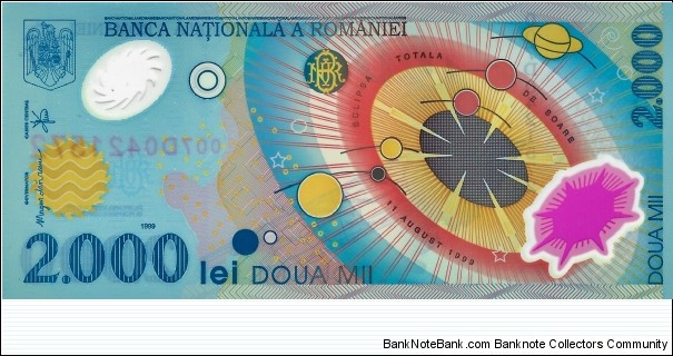 ROMANIA 2000 Lei Banknote