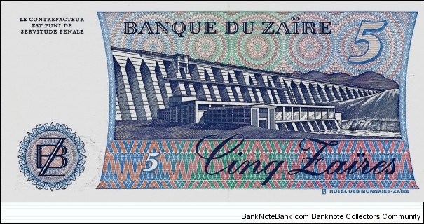 Banknote from Congo year 1985