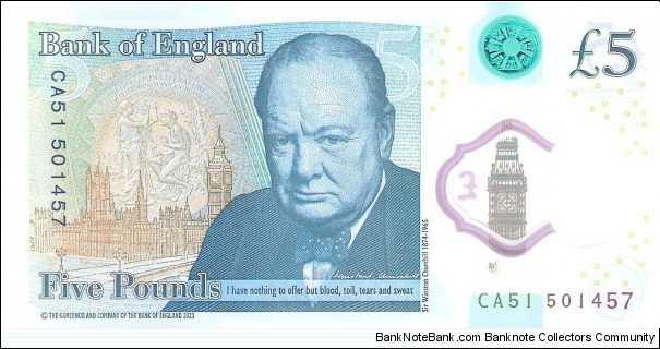 Banknote from United Kingdom year 2023