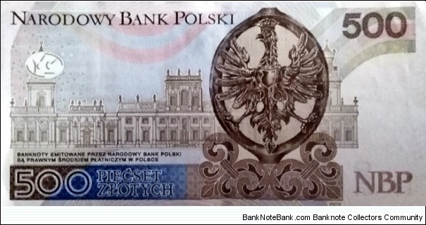 Banknote from Poland year 2017
