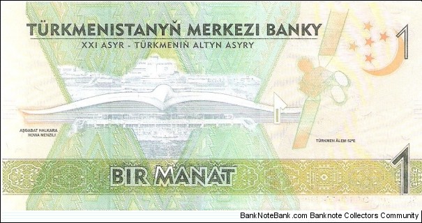 Banknote from Turkmenistan year 2017