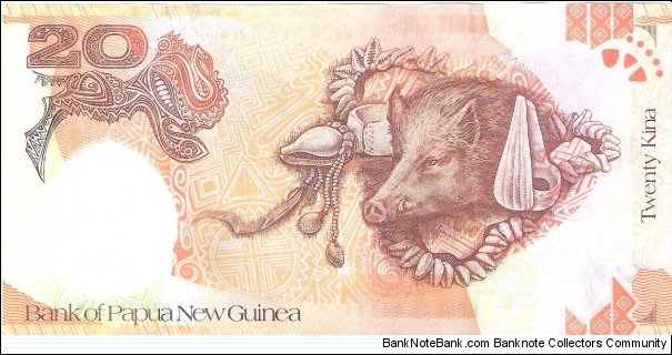 Banknote from Papua New Guinea year 2008