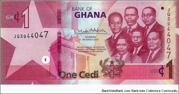 Banknote from Ghana year 2019