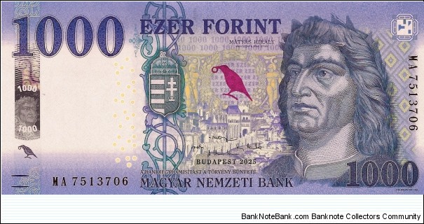 HUNGARY 1000 Forint Banknote