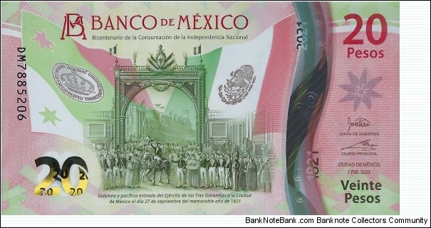 MEXICO 20 Pesos Banknote