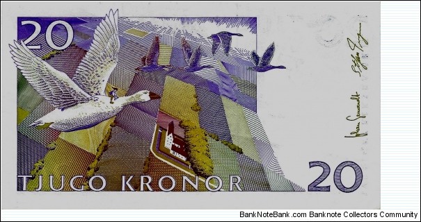 Banknote from Sweden year 2008